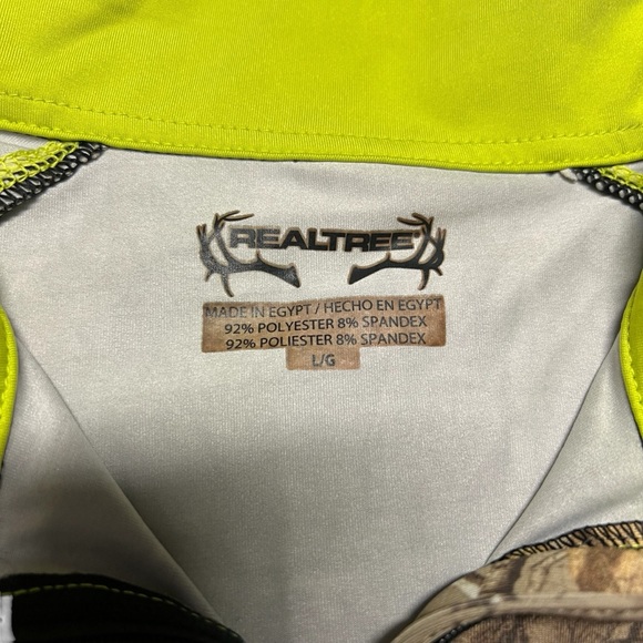 Realtree Scent Factor - Men’s Camo Hunting Long Sleeve Sz. LG - Picture 4 of 6